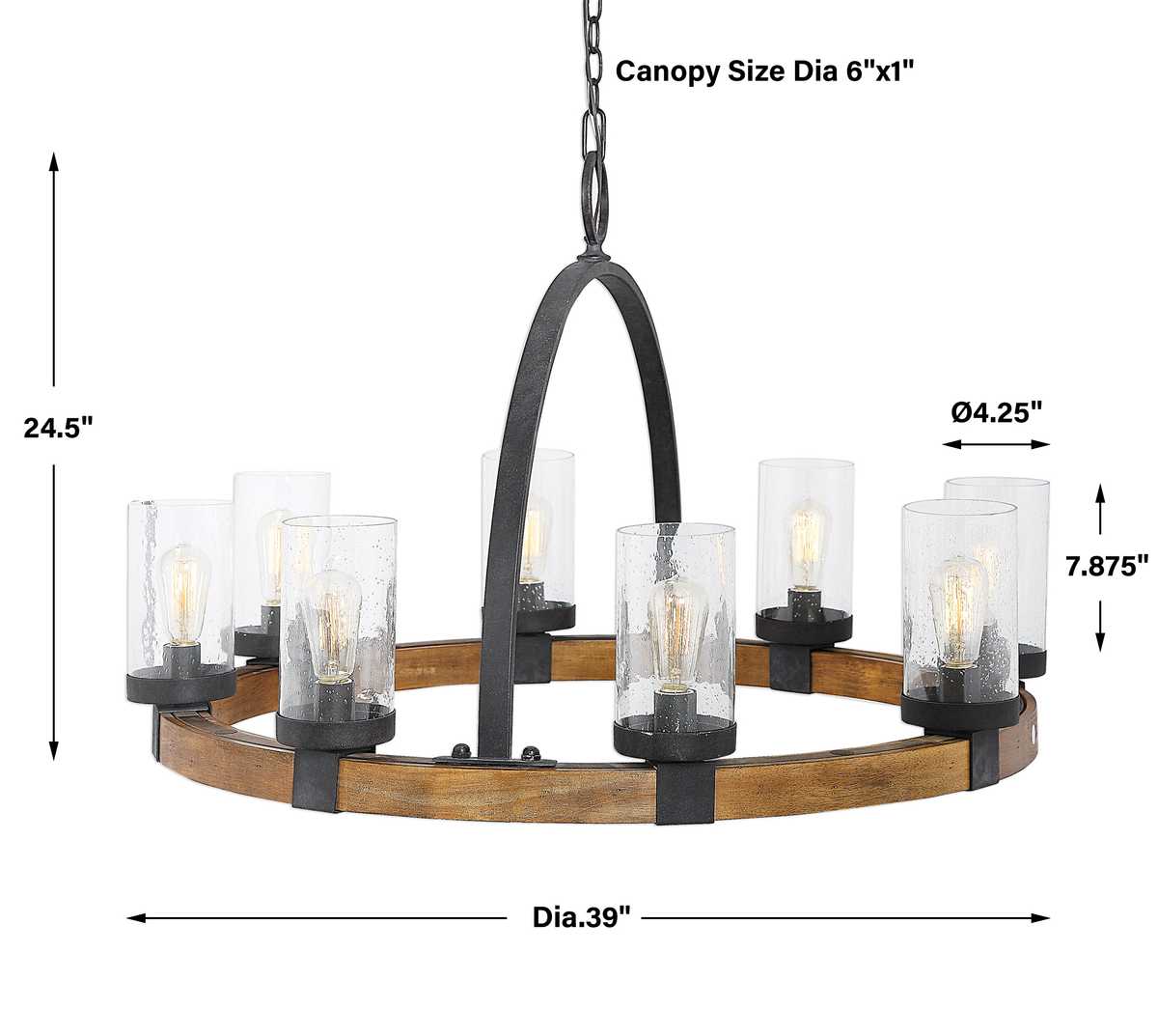 Atwood, 8 Lt Pendant