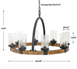 Atwood, 8 Lt Pendant