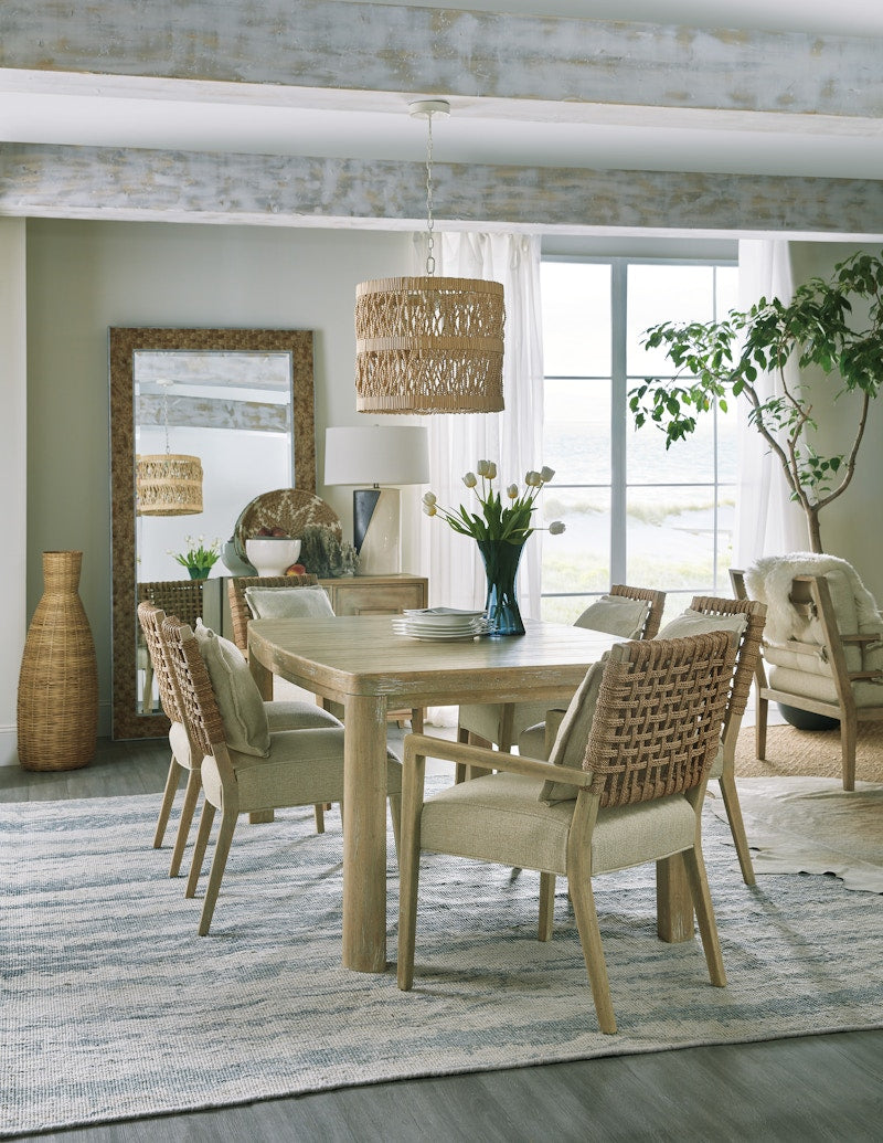 Hooker Furniture Surfrider Woven Back Arm Chair-2 per ctn/price ea 6015-75301-80