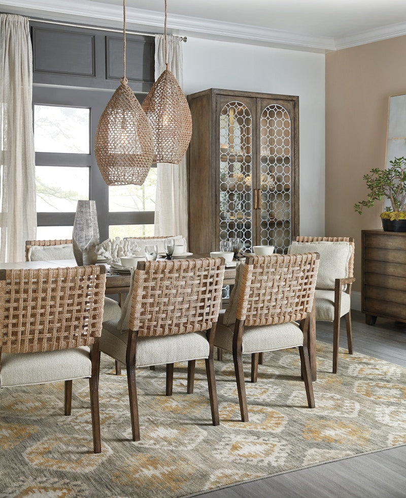 Hooker Furniture Sundance Woven Back Side Chair-2 per ctn/price ea 6015-75311-89