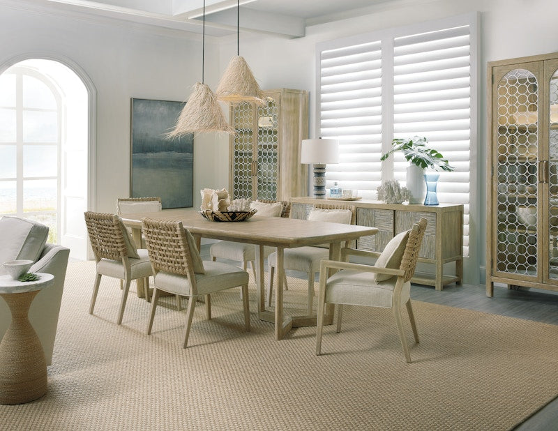 Hooker Furniture Surfrider Rectangle Dining Table w/2-18in leaves 6015-75217-80