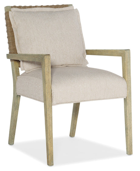 Hooker Furniture Surfrider Woven Back Arm Chair-2 per ctn/price ea 6015-75301-80