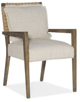 Hooker Furniture Sundance Woven Back Arm Chair-2 per ctn/price ea 6015-75301-89