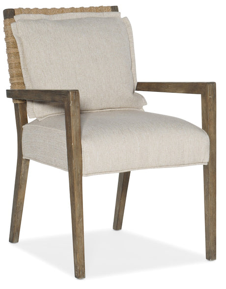 Hooker Furniture Sundance Woven Back Arm Chair-2 per ctn/price ea 6015-75301-89