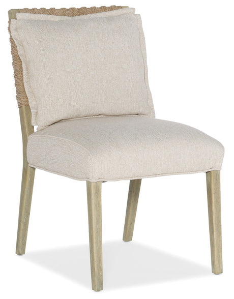 Hooker Furniture Surfrider Woven Back Side Chair-2 per ctn/price ea 6015-75311-80