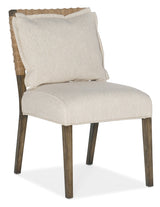 Hooker Furniture Sundance Woven Back Side Chair-2 per ctn/price ea 6015-75311-89