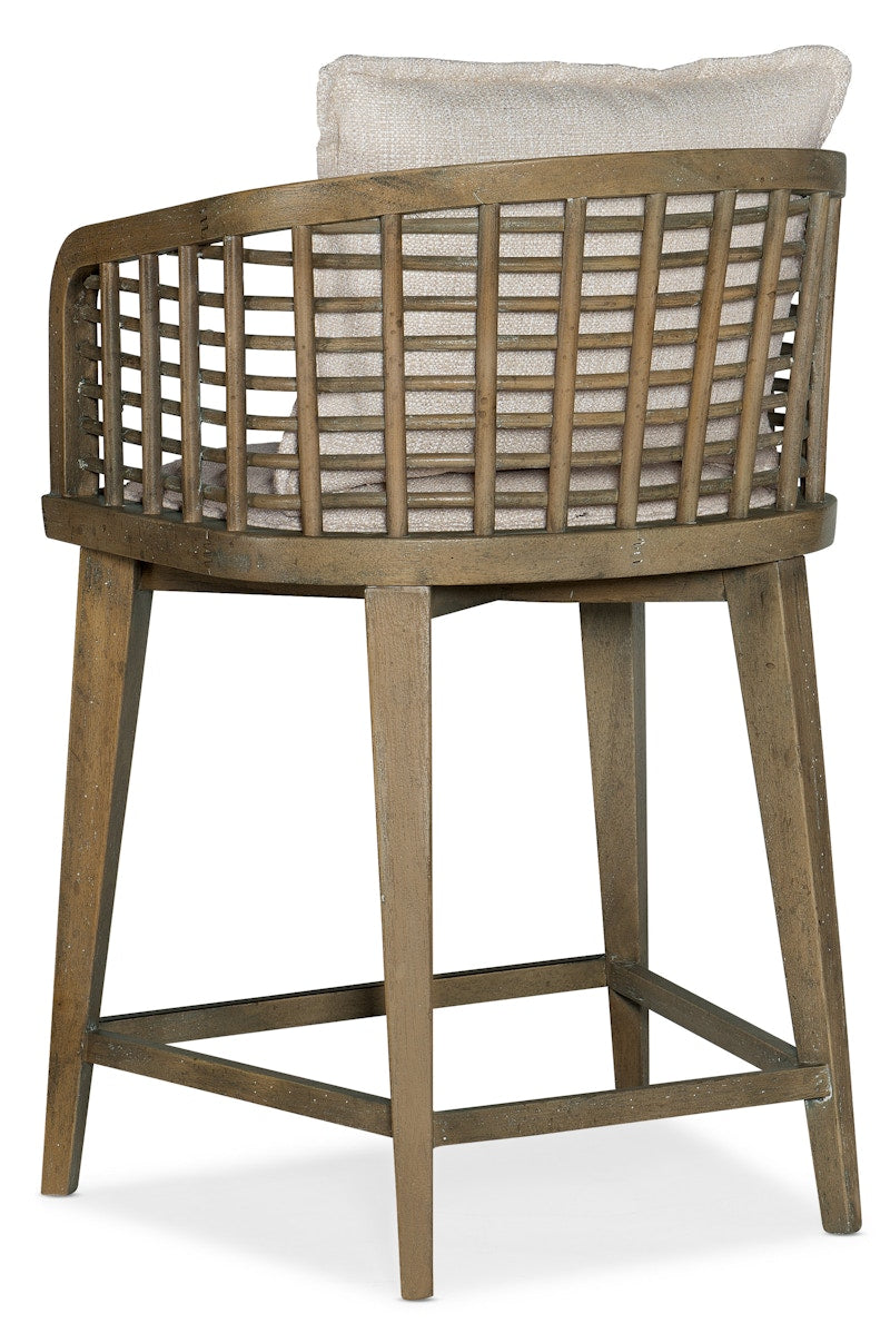 Hooker Furniture Sundance Barrel Back Counter Stool 6015-75350-89