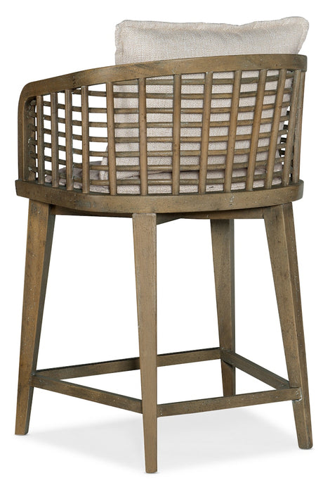 Hooker Furniture Sundance Barrel Back Counter Stool 6015-75350-89