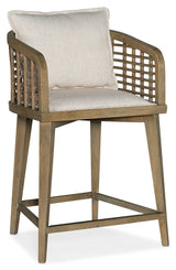 Hooker Furniture Sundance Barrel Back Counter Stool 6015-75350-89