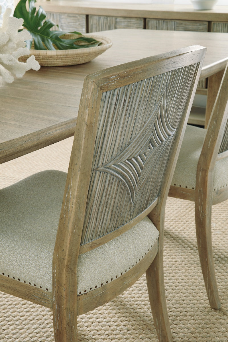 Hooker Furniture Surfrider Carved Back Side Chair-2 per ctn/price ea 6015-75411-80