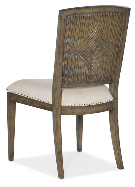 Hooker Furniture Sundance Carved Back Side Chair-2 per ctn/price ea 6015-75411-89