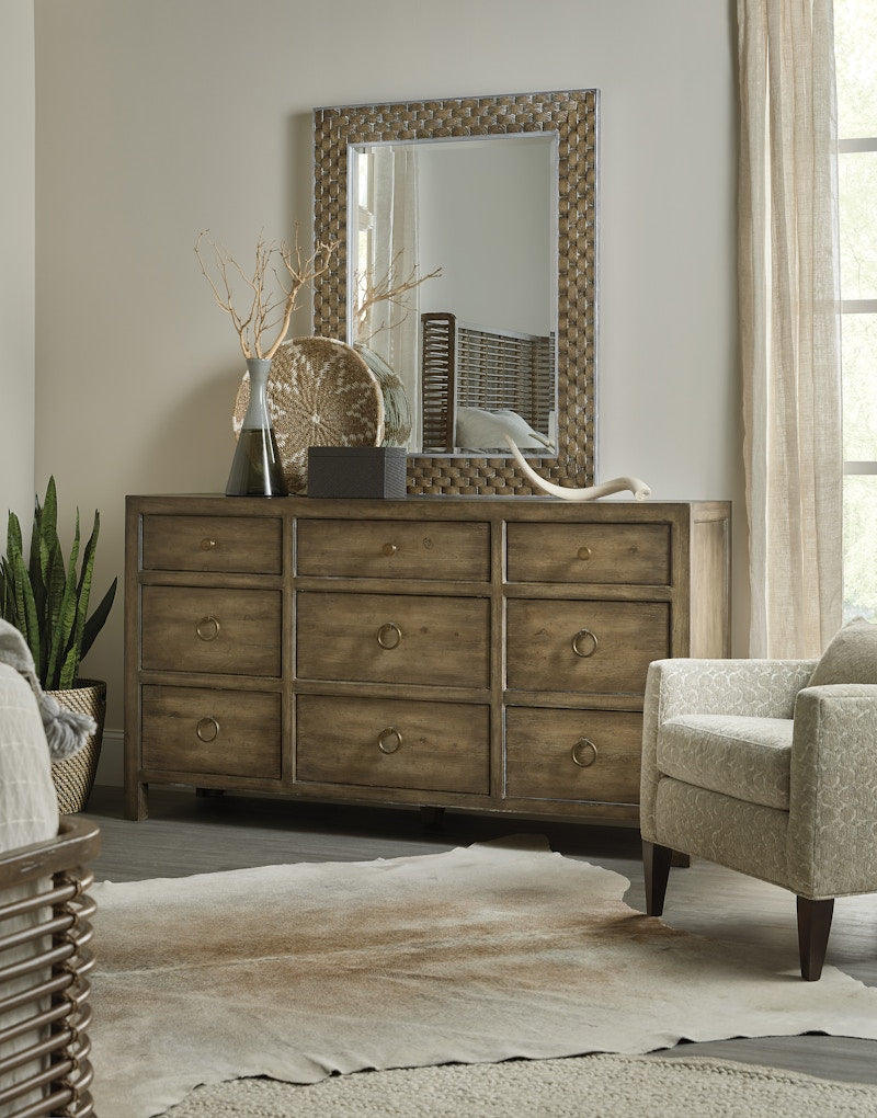 Hooker Furniture Sundance Nine-Drawer Dresser 6015-90202-89