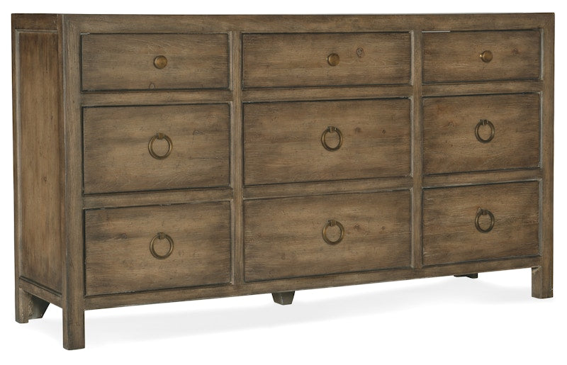 Hooker Furniture Sundance Nine-Drawer Dresser 6015-90202-89