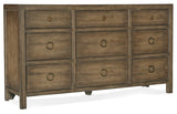 Hooker Furniture Sundance Nine-Drawer Dresser 6015-90202-89