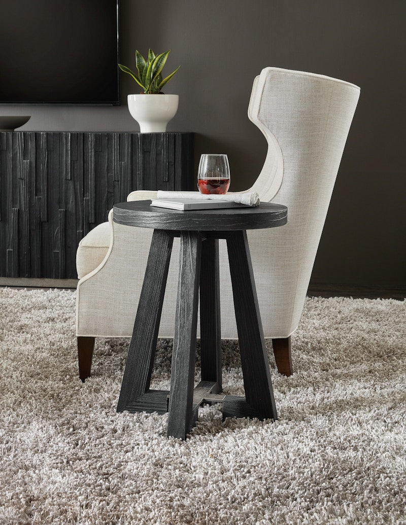 Hooker Furniture Chapman Shou Sugi Ban Side Table 6033-50004-99