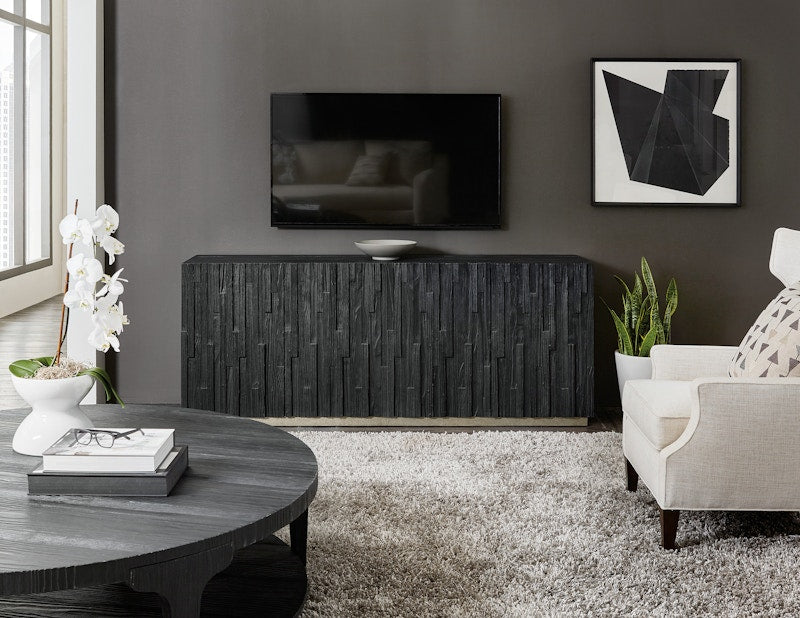 Hooker Furniture Chapman Shou Sugi Ban Entertainment Console 6033-55480-99
