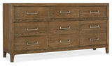 Hooker Furniture Chapman Nine-Drawer Dresser 6033-90002-85