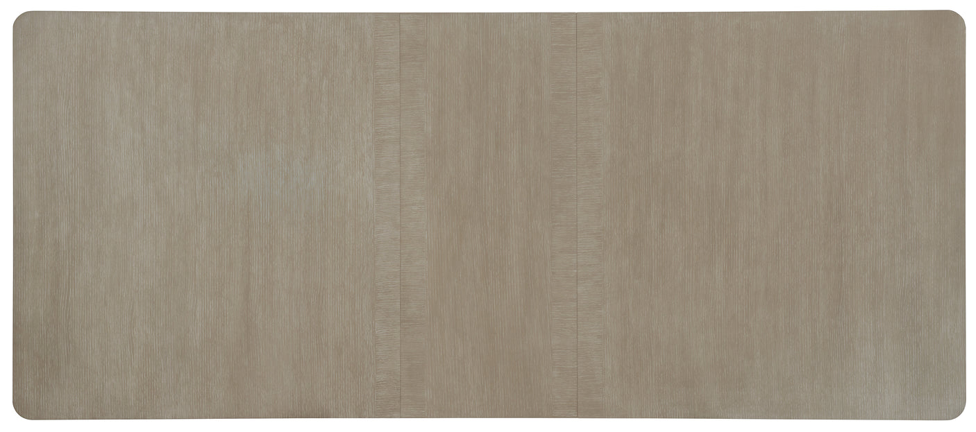 Hooker Furniture Affinity 78in Rectangle Pedestal Dining Table w/2-18in Leaves 6050-75206-GRY