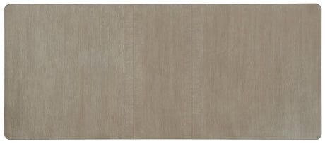 Hooker Furniture Affinity 78in Rectangle Pedestal Dining Table w/2-18in Leaves 6050-75206-GRY