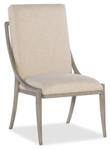 Hooker Furniture Affinity Slope Side Chair - 2 per carton/price ea 6050-75510-GRY