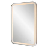 Crofton Lighted Vanity Mirror, Nickel