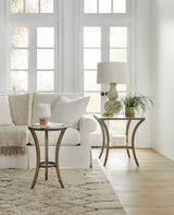 Hooker Furniture Round Accent Martini Table 6080-50001-MTL