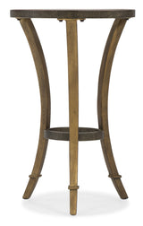 Hooker Furniture Round Accent Martini Table 6080-50001-MTL