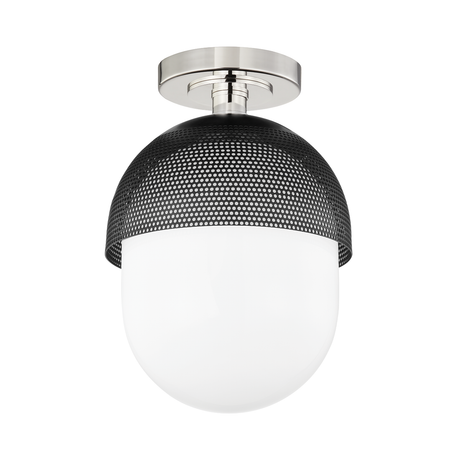 nyack-semi-flush-6110-PN/BK