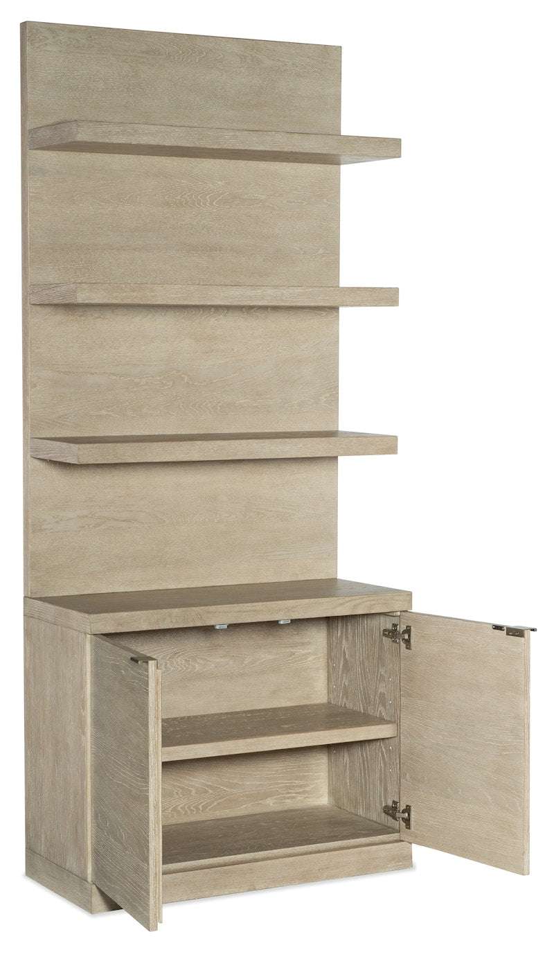 Hooker Furniture Cascade Bookcase Base and Hutch 6120-10443-80