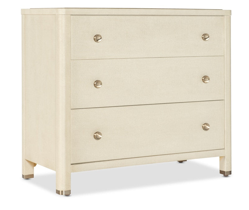 Hooker Furniture Archives Raffia Three-Drawer Chest 6123-90110-05