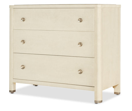 Hooker Furniture Archives Raffia Three-Drawer Chest 6123-90110-05