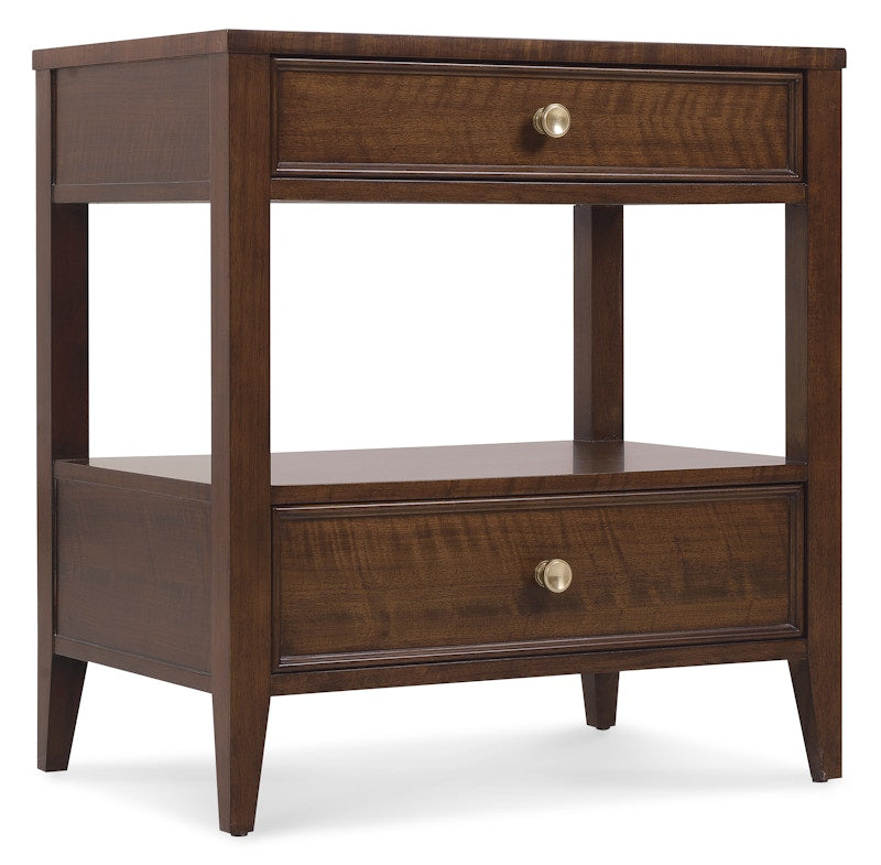 Hooker Furniture Archives Two-Drawer Nightstand 6123-90115-89