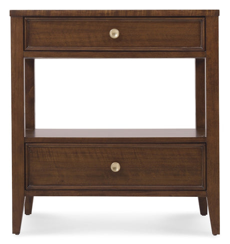 Hooker Furniture Archives Two-Drawer Nightstand 6123-90115-89