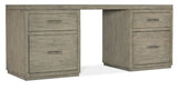 Hooker Furniture Linville Falls Desk - 72in Top-2 Small Files 6150-10904-85