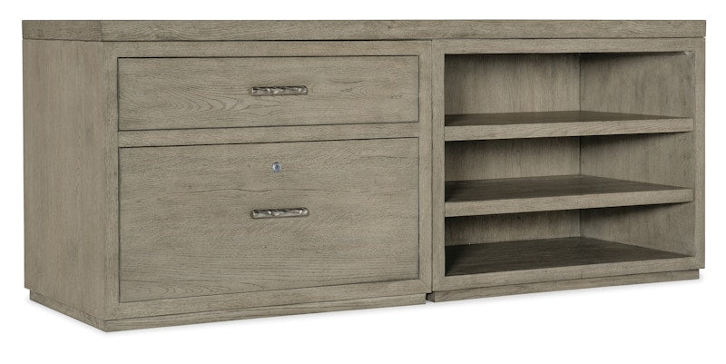 Hooker Furniture Linville Falls Credenza - 72in Top-Lateral File and Open 6150-10909-85