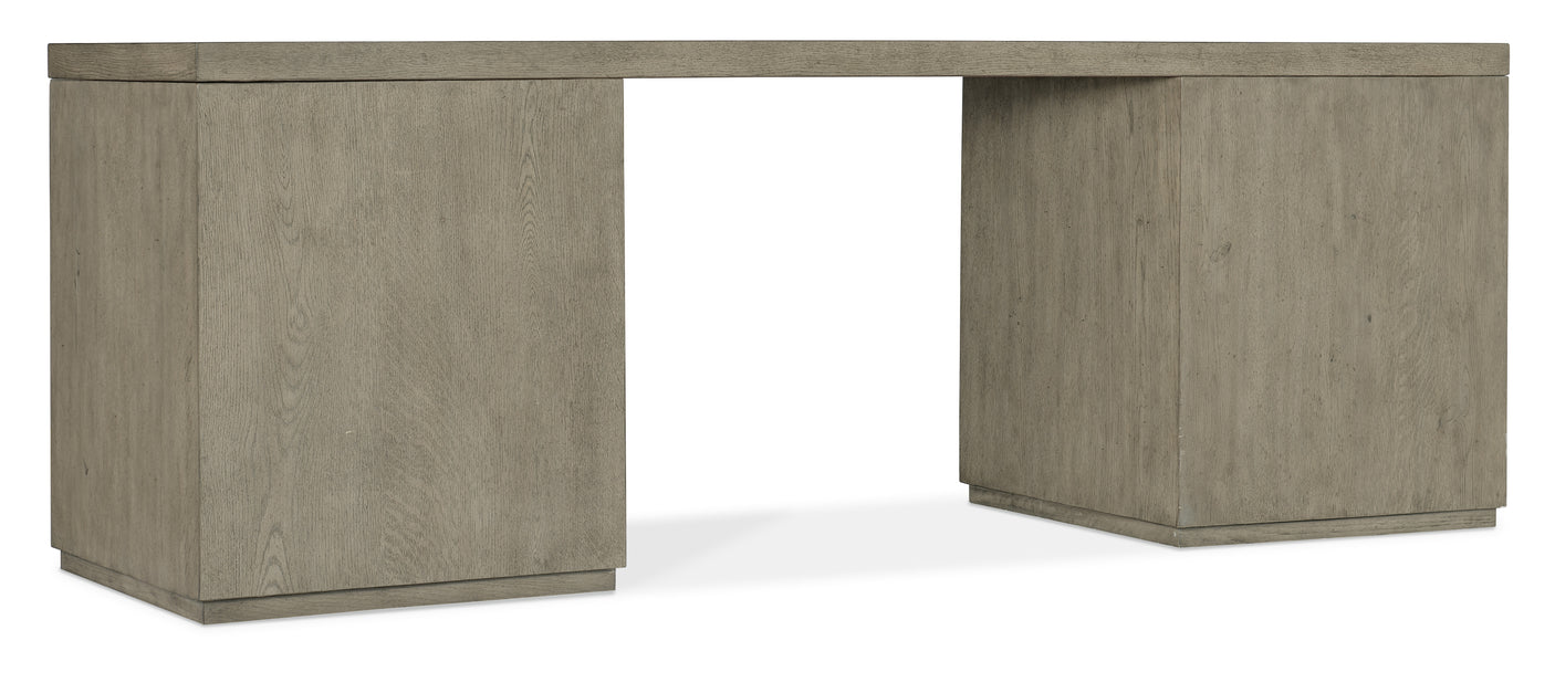 Hooker Furniture Linville Falls Desk - 84in Top-2 Small Files 6150-10913-85