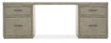 Hooker Furniture Linville Falls Desk - 84in Top-2 Small Files 6150-10913-85