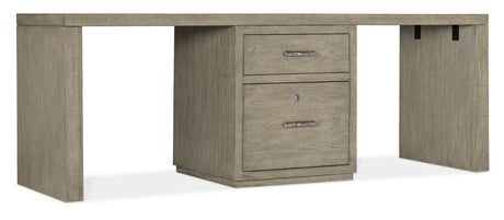 Hooker Furniture Linville Falls Desk - 84in Top-Small File and 2 Legs 6150-10914-85