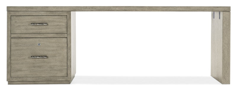 Hooker Furniture Linville Falls Desk - 84in Top-Small File and Leg 6150-10915-85