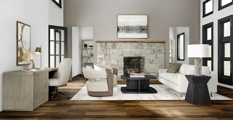 Hooker Furniture Linville Falls Shou Sugi Ban End Table 6150-80115-99