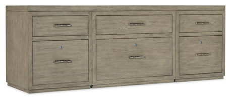 Hooker Furniture Linville Falls Credenza - 84in Top-2 Small Files and Lateral File 6150-10919-85