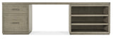 Hooker Furniture Linville Falls Desk - 96in Top-Small File and Open 6150-10922-85