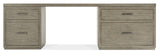 Hooker Furniture Linville Falls Desk - 96in Top-Small File and Lateral File 6150-10923-85