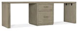 Hooker Furniture Linville Falls Desk - 96in Top-Small File and 2 Legs 6150-10924-85