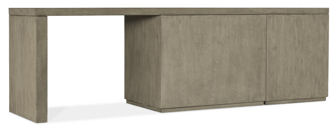 Hooker Furniture Linville Falls Desk - 96in Top-Small File-Lateral File and Leg 6150-10928-85