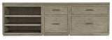 Hooker Furniture Linville Falls Credenza - 96in Top-Small File-Lateral File and Open 6150-10929-85