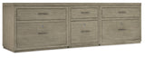Hooker Furniture Linville Falls Credenza - 96in Top-Small File and 2 Lateral Files 6150-10931-85