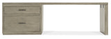 Hooker Furniture Linville Falls Desk - 96in Top-Large File and 1 Leg 6150-10945-85