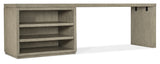Hooker Furniture Linville Falls Desk - 96in Top-Open Desk Cabinet and 1 Leg 6150-10947-85