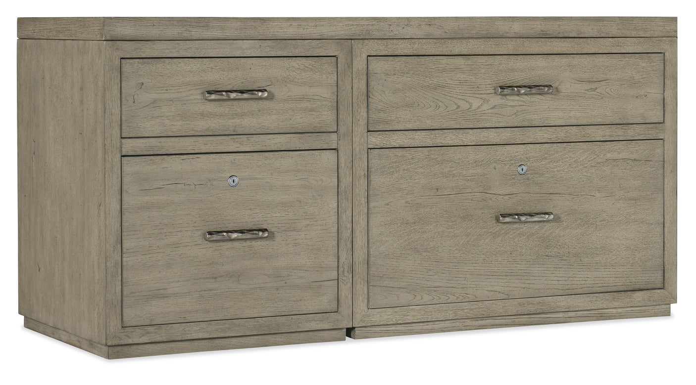 Hooker Furniture Linville Falls Credenza - 60in Top-Small File and Lateral File 6150-10950-85